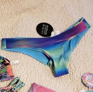 Moana Bikini Rainbow Fish bottoms- Size SMALL